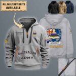 2 2 Aib 2 2nd Australian Infantry Battalion Aifquarter Zip Hoodie Qj39u
