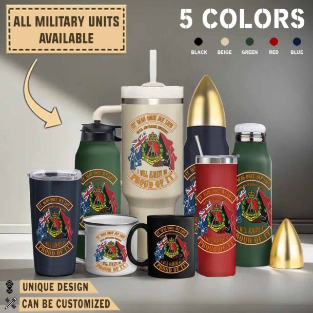 2 4 Rar 2nd 4th Battalion Royal Australian Regimentmilitary Drinkware Collection Vemk0