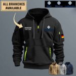 2 Custom German Air Force Hoodie AOP Zipper