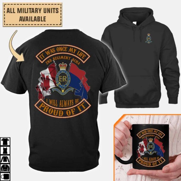 2 Rcha 2nd Regiment Royal Canadian Horse Artillerycotton Printed Shirts 5nv02