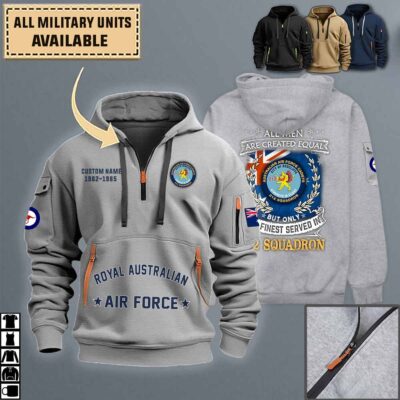 212 Sqn 212 Squadron Aafcquarter Zip Hoodie Cnzk4