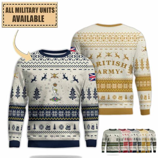 22 Signal Regimentpremium Ugly Sweater T7cck
