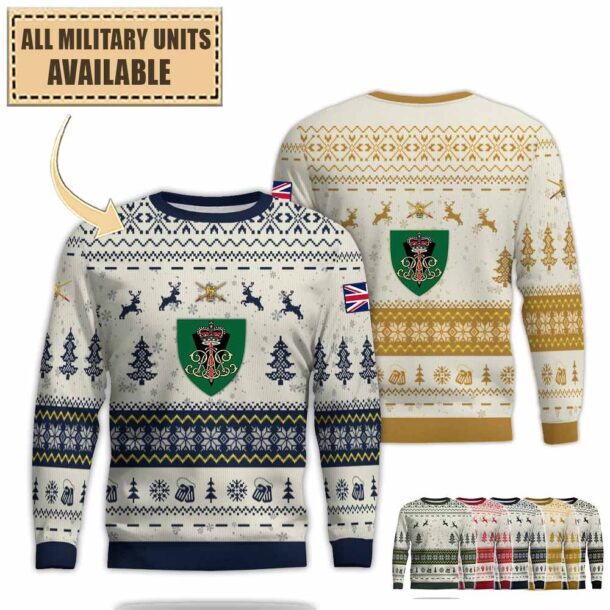 29 Commando Regiment Royal Artillerypremium Ugly Sweater Vg4zi