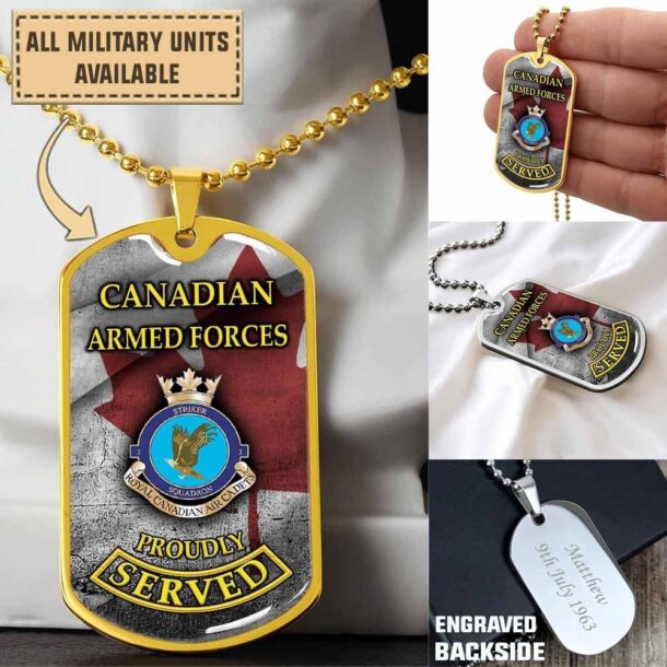 Silver Star Rcac 3 RCACS 3 Striker Squadron Royal Canadian Air Cadets_Dogtag - Proud-Nation