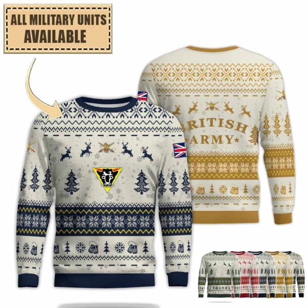 32 Armoured Engineer Regimentpremium Ugly Sweater J4otc