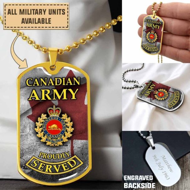 34 Cer 34 Combat Engineer Regiment Rcedogtag Xf40d