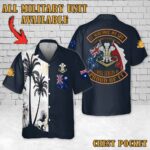 4-19 PWLH 4th-19th Prince of Wales's Light Horse_Flag Hawaiian Shirt