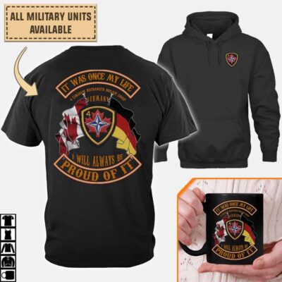 4 Cmbg 4 Canadian Mechanized Brigade Group Germanycotton Printed Shirts Cw5gk