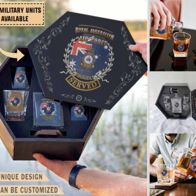 41 Sqn 41 Squadron Raafmilitary Decanter Set Mnji7