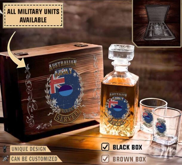 42nd Aib 42nd Australian Infantry Battalion Aifmilitary Decanter Set 8bilv
