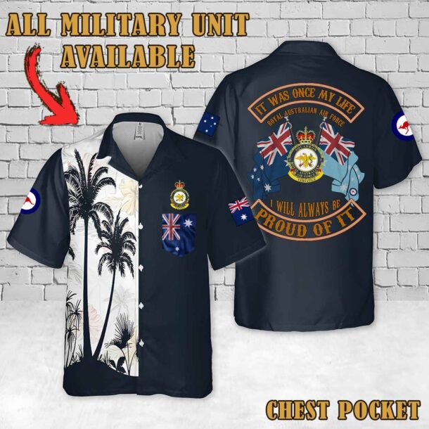 5 Sqn 5 Squadron Raafflag Hawaiian Shirt Q1hxv