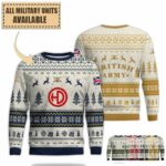 51st Highland Divisionpremium Ugly Sweater Nzjwu