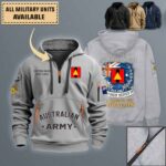 6th Machine Gun Battalionquarter Zip Hoodie A79my