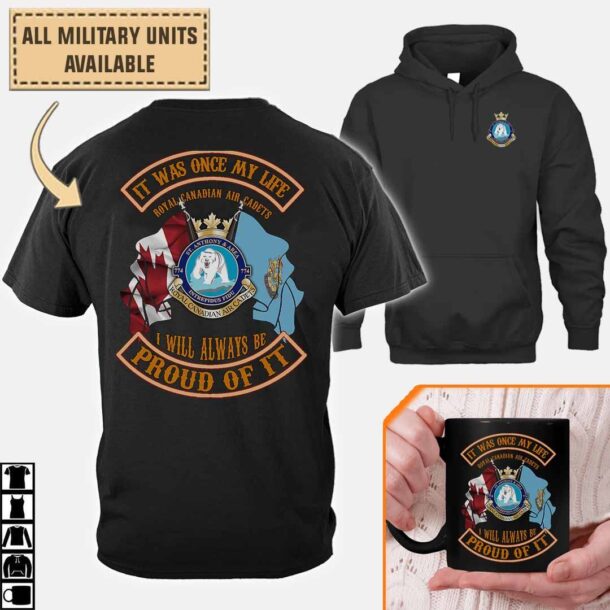 774 Rcacs 774 St Anthony Royal Canadian Air Cadet Squadroncotton Printed Shirts 8ugcv