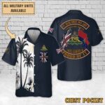 8 Surveillance Troop Royal Artillery_Flag Hawaiian Shirt