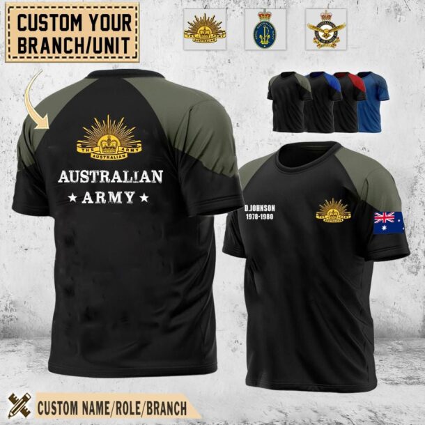 Custom AUS Branches   AOP Tshirt 1