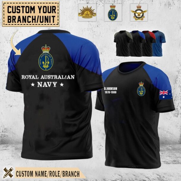Custom AUS Branches   AOP Tshirt 2