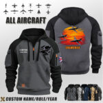Custom Aircraft Sunset Halfzip Hoodie 10