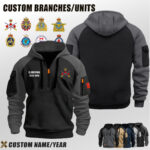 Custom CA Bracnhes Halfzip Hoodie