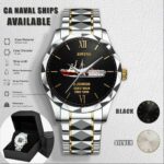 Custom CA Naval Ships Stainless Steel Watch 1