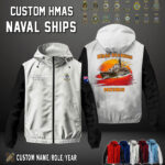 Custom HMAS Naval Ships Sunset Windbreaker Jackets 1 1