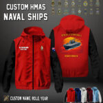 Custom HMAS Naval Ships Sunset Windbreaker Jackets 2 1