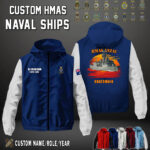 Custom HMAS Naval Ships Sunset Windbreaker Jackets 3 1