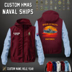 Custom HMAS Naval Ships Sunset Windbreaker Jackets 5 1