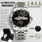 Custom HMaS Ships Stainless Steel Watch