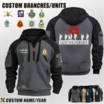 Custom UK Bracnhes Halfzip Hoodie 4