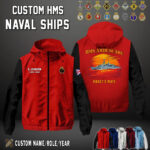 Custom US Naval Ships Flag Windbreaker Jackets 3