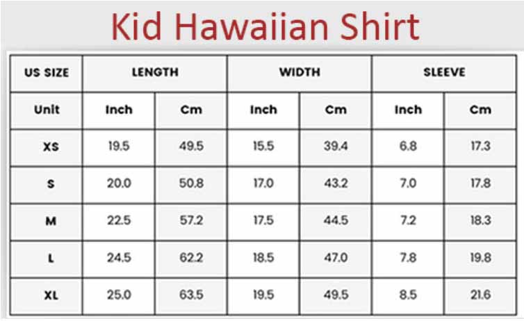Web Size Kids Hawaiian