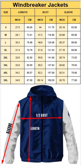 Web Size Windbreaker Jackets 2025