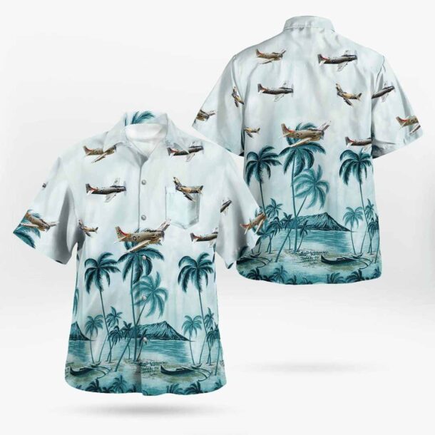 A 1 Skyraider A1pocket Hawaiian Shirt U0c8c