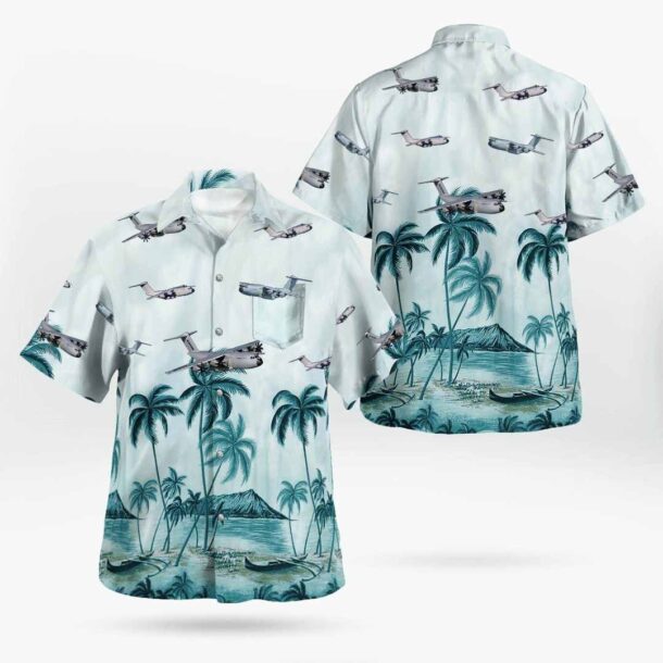 Airbus A400mpocket Hawaiian Shirt Mubqb