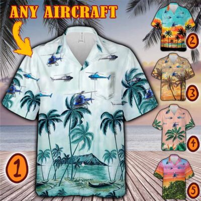 Airbus H125pocket Hawaiian Shirt 78z14