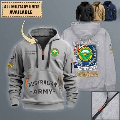 Apf Australian Parachute Federationquarter Zip Hoodie 5ezt2