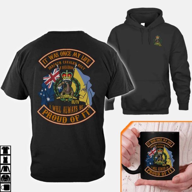 B Squadron 3 4 Cav Regt 3rd 4th Cavalry Regimentpolo Shirt V1fn2