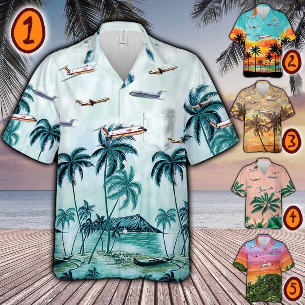 Bac One Eleven Bac 1 11pocket Hawaiian Shirt 203nu