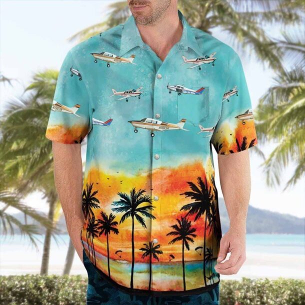 Beechcraft Sportpocket Hawaiian Shirt Aw3js