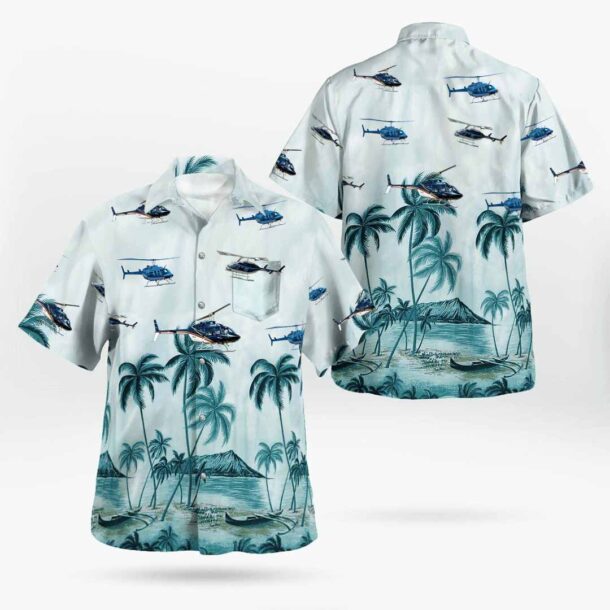 Bell 206pocket Hawaiian Shirt 5sojl