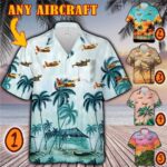 Canadair Cl 215 Cl215pocket Hawaiian Shirt Jr7j7