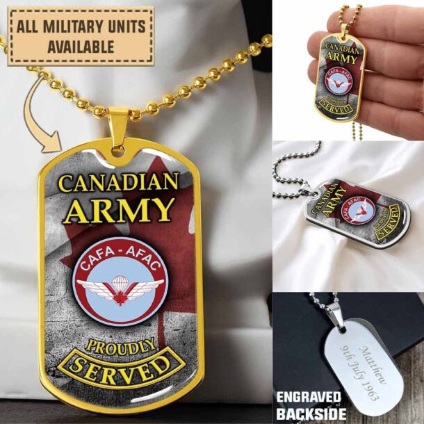 Canadian Airborne Forces Association Cafadogtag O0j5i