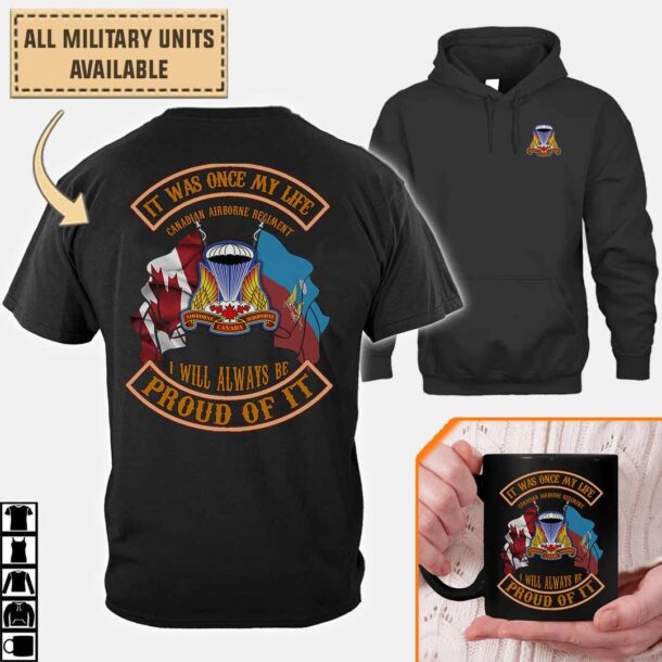 Car Canadian Airborne Regimentcotton Printed Shirts Xvx2s