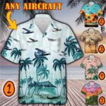 Cessna 210pocket Hawaiian Shirt Cc3bg