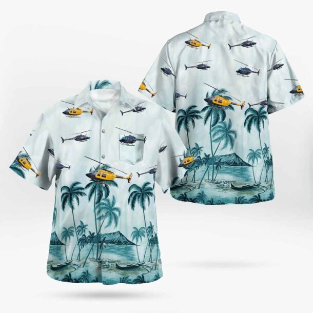 Ch 139 Jet Ranger Ch139pocket Hawaiian Shirt Xmerw