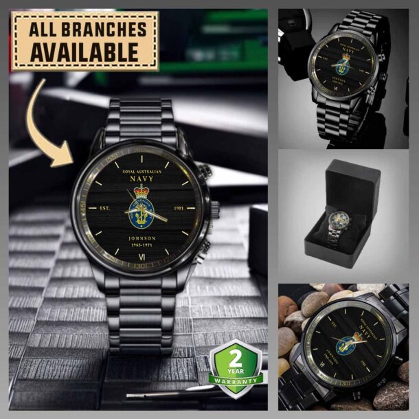 Custom Aus Branchesblack Wrist Watch X6n19
