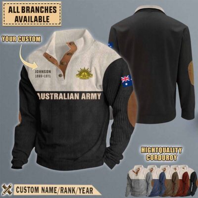 Custom Aus Branchesstand Collar Sweatshirt A3k4n