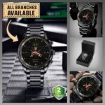 Custom Ca Branchesblack Wrist Watch 7ujdx