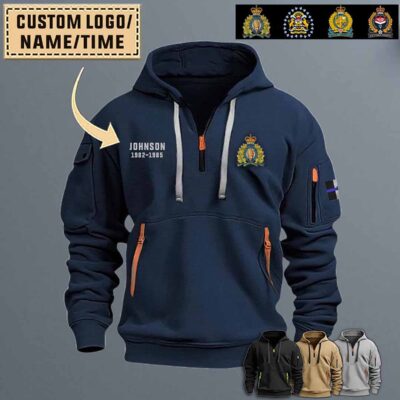Custom Ca Police Quarter Zip Hoodie D6qwo